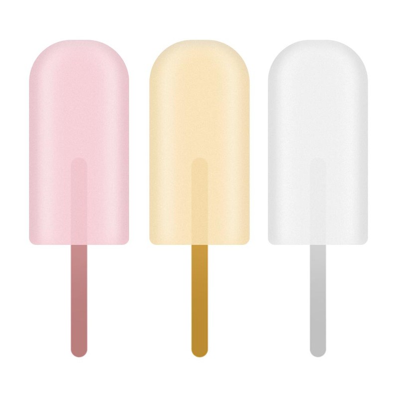 50PCS Acrylic Popsicle Sticks Reusable Cakesicle Sticks Party Favors for