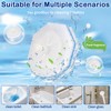 100 Count Disposable Toilet Bowl Refill Heads, Sturdy Non-Shed Replacement