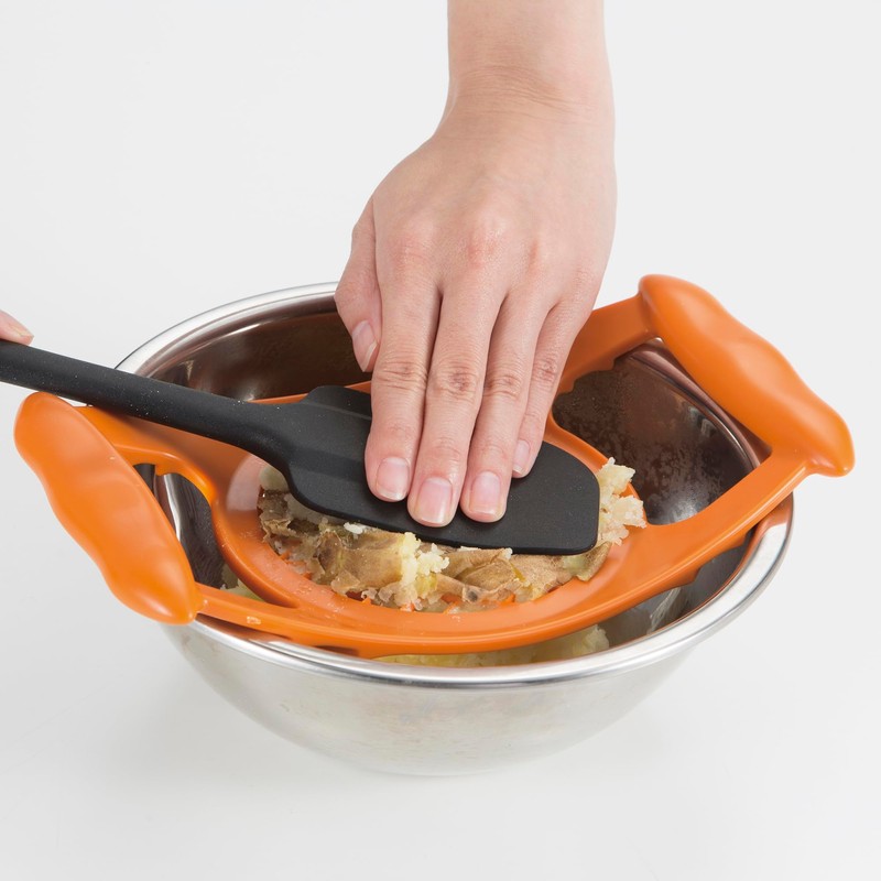 KAI KAI KITCHEN DH8182 No Hassle Potato Masher, Made in