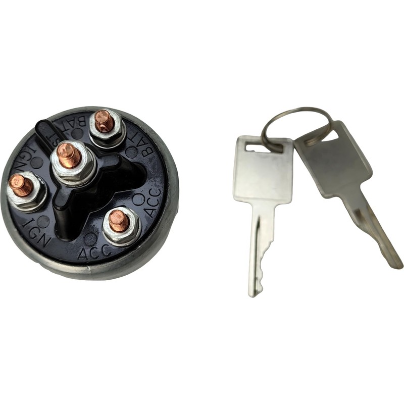 Ignition Key Switch 123196GT 123196 Compatible with Genie GTH-636 GTH-644
