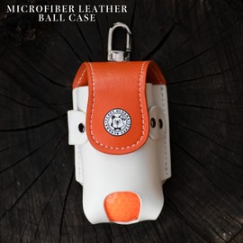 YUPPY QUOKKA Golf Ball Case, Premium Microfiber Leather, Like Genuine Leather, Texture, Supple Texture, High Quality, Stylish, Functional, Durable, Strong Thin Magnetic Closure, Coordination, Stylish, Belt Loop, Durable, Compact, Lightweight, Convenient,