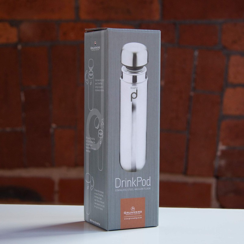 Pioneer DrinkPod stainless steel vacuum flask, 0,2 L