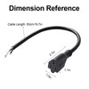 QTEATAK 50cm Female Connector Extension Cord - 125V 15A 2-Pole