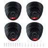 PATIKIL 4 Pcs Fake Security Camera Dummy Dome Camera with