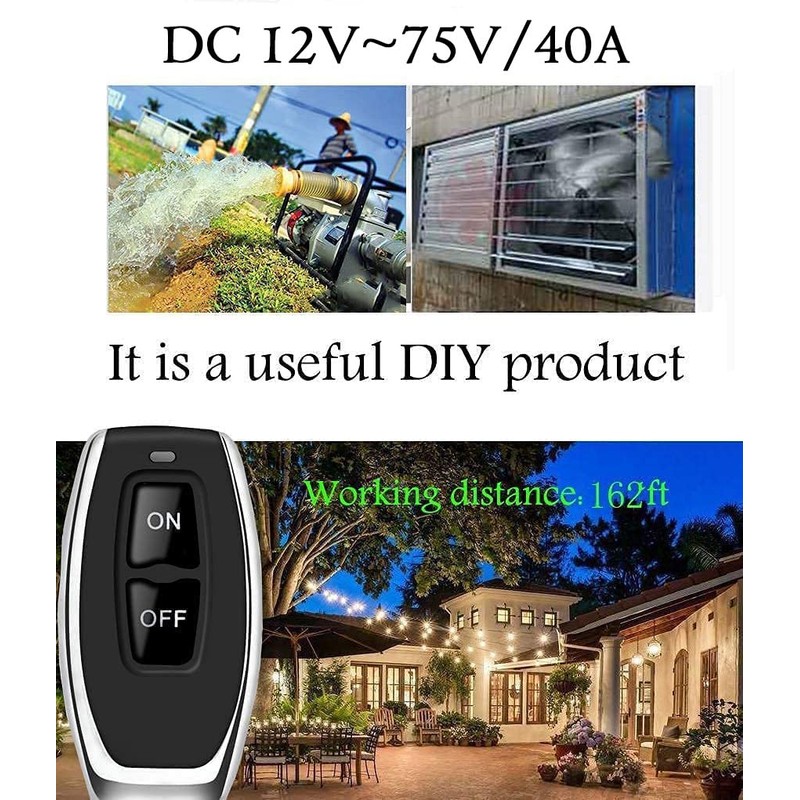 DieseRC 433Mhz Wireless Remote Control Switch Radio Control DC 12V