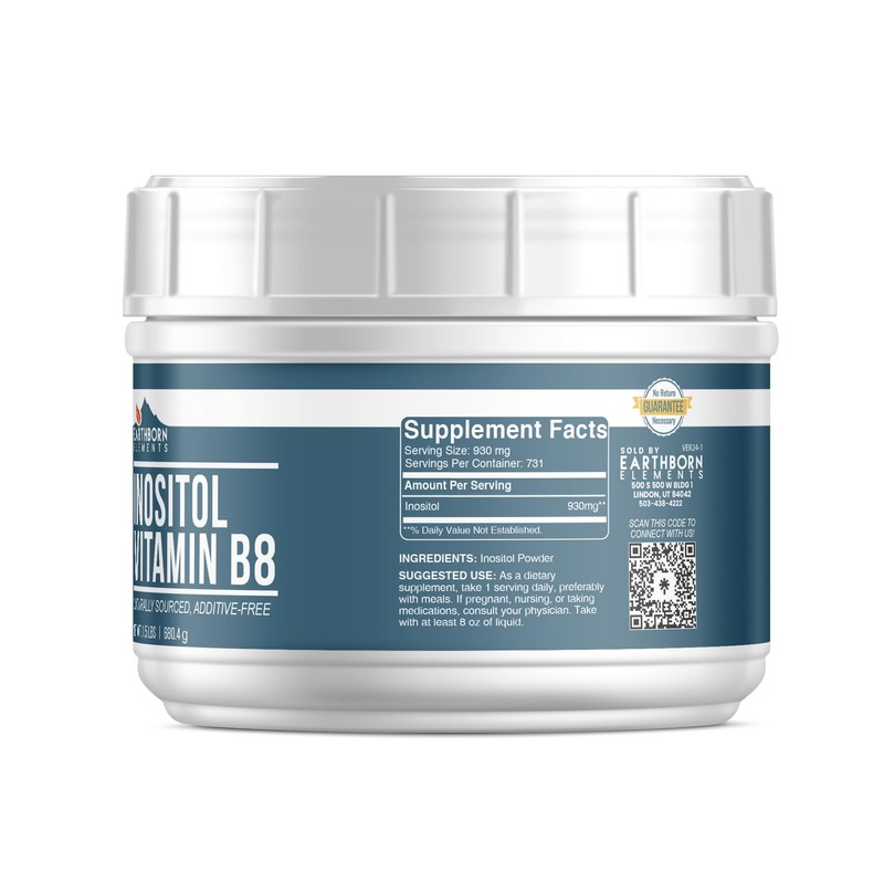 Earthborn Elements Inositol (1.5 lb), Vitamin B8, Always Pure