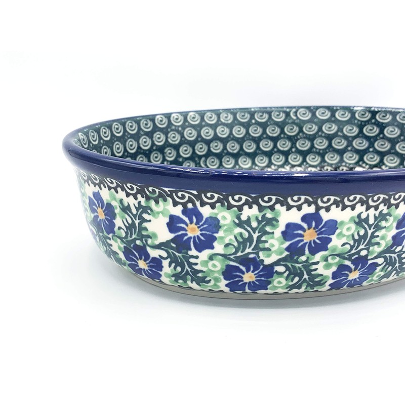 Polish Pottery 11" Oval Casserole Baking Dish