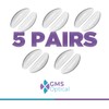 GMS Optical Adhesive Silicone Nose Pads for Glasses |1.3mm Ultra-Thin,