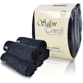 SEOULIAN, Premium Microfiber Hair Towel, 10 Pack, Salon Towels, Quick Dry Microfiber Towels, Size 29 x 16 Inches Ultra-Soft Microfiber Towel