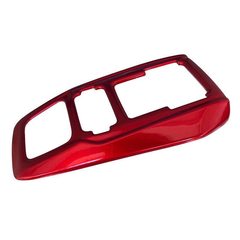 ruihe RED Car Gear Shift Knob Console Panel Trims Cover