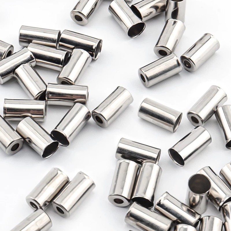 Pack of 200 End Caps, Silver End Caps, Bowden Cable