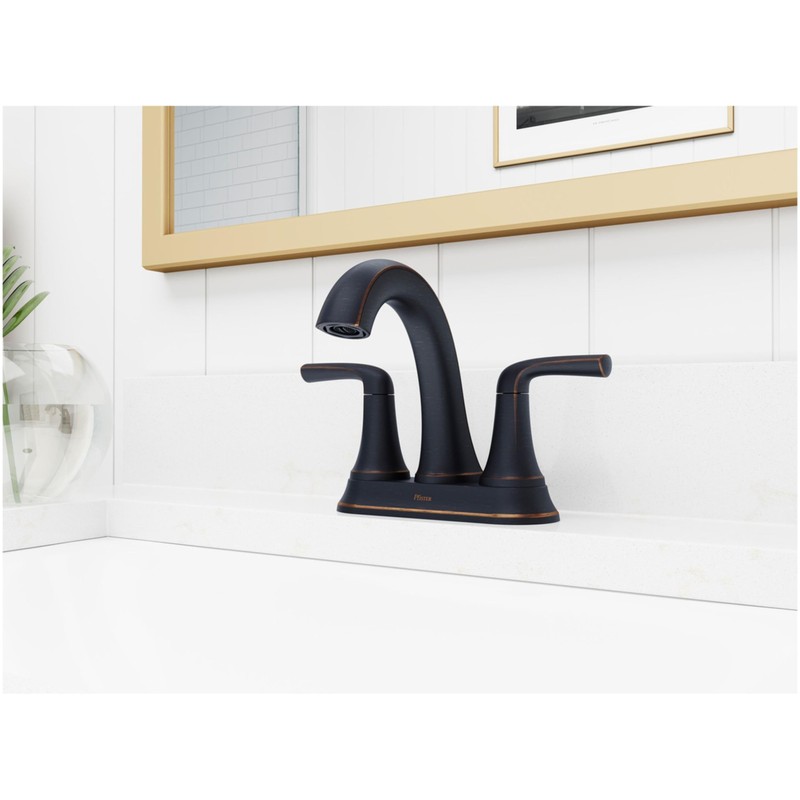 Pfister LG48-MCA0 McAllen 1.2 GPM Centerset Bathroom Faucet with TiteSeal