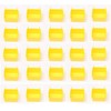Small Plastic Yellow Pegboard Storage/Parts Bins (25)