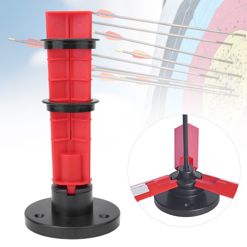ABS Plastic Portable Column Shape DIY Archery Arrow Fletching Jig