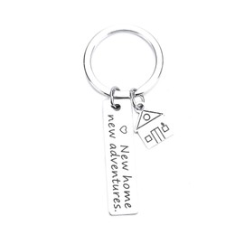 SHTALHST New Home Keychain,Moving House Gift for Housewarming,Sweet Home Keychain for New House Owners