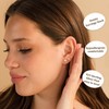 DORANA 3 Pairs Small Gold Stud Earrings for Women Hypoallergenic