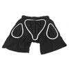Silver Black Skiing Hip Protection Shorts Impact Resistant Breathable Skating