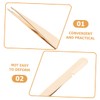 VICASKY 3pcs Eyelash Tweezers Stainless Steel Lash Applicator Tool with