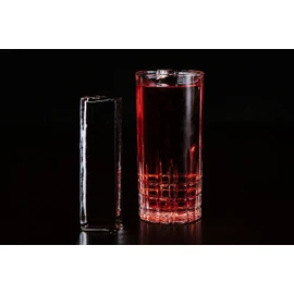 Clear Ice Box Spears | Ice Box with Ice Bar Shape for 3 Large, Clear Ice Sticks | Each 13.5 x 3.5 x 3.5 cm | Crystal Clear | Melts Slower | Ideal for Long Drinks & Lemonades