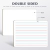 2pack 9x12 inches Dry Erase Board Lapboard Reusable Lined Erasable