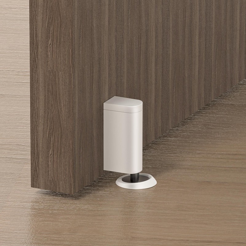 PANALI Windproof Magnetic Door Stopper, Concealed Retractable Design Strong Adhesive