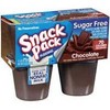 Snack Pack Sugar Free Chocolate Pudding 4-3.25oz Cups (2-packs) 8 Cups
