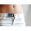 5-Pack Waistband Button Extender for Pants and Skirts - black,