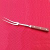 Barbecue Fork with Wooden Handle Stainless Steel Multifunction Nonstick Barbecue