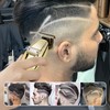 Cordless Outlining Trimmer Professional T Liners Clippers for Men T-Blade