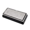 Gokoti Double-Sided Diamond Sharpening Stone,Whetstone Honeycomb Plate with Non-Slip Base(400/1000