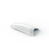 White Acrylic False Nail Tips - Professional Strong Natural False
