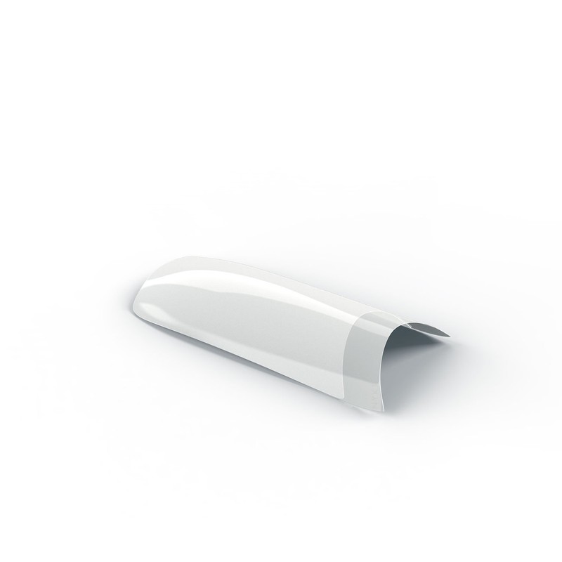 White Acrylic False Nail Tips - Professional Strong Natural False