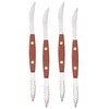 HIC Kitchen Squirt Free Serrated Twin-Blade Grapefruit Sectioning Knife, Stainless