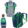 RSMR 4-Piece Set Backpack Boys School Backpack Elephant Signature 12770