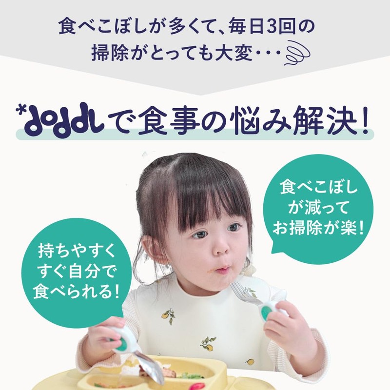 1 Year Old Eat Yourself! [Spoon Fork Set] Baby Tableware,