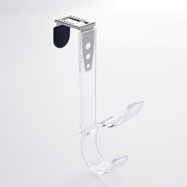 NewTalent Set of 2pcs Adjustable Over The Door Hooks for Hanging, for Living Room, Bathroom, Bedroom, Kitchen Hanging Clothes, Towels, Hats, Coats, Bags(5814)