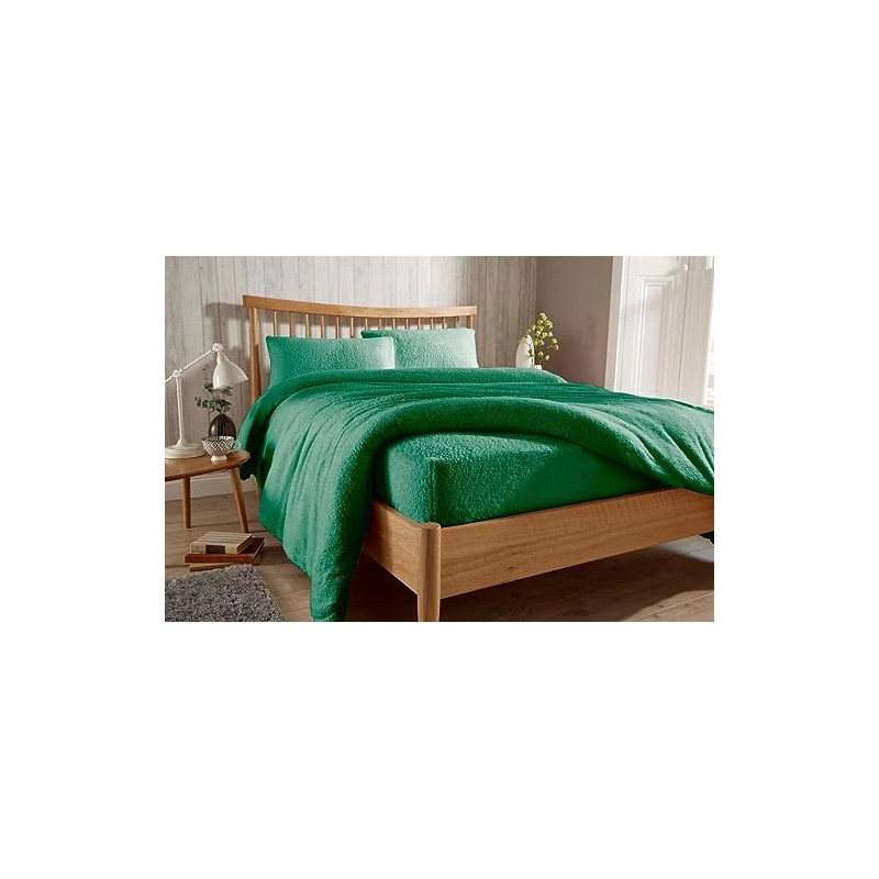 Olivia Rocco Teddy Fleece Extra Deep Fitted Sheet Cosy Warm