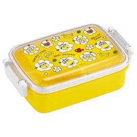 Skater RBF3ANAG-A Children's Lunch Box, 15.9 fl oz (450 ml), Fluffy Dome, Minions, 24 Minions, Antibacterial, Made in Japan