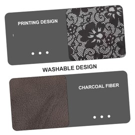 Healeved Comfortable Bamboo Carbon Fiber Sanitary Napkins 6 Pcs Reusable Panty Liners for Women