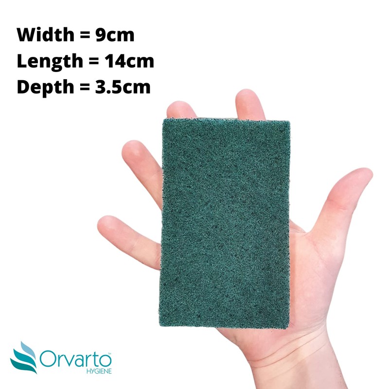 10 x Large Sponge Scourers 14 x 9cm. Heavy Duty