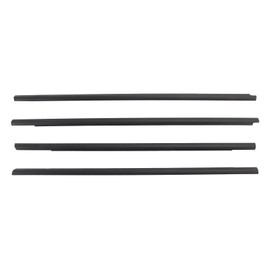 Bruce & Shark 4PCS Door Glass Belt Outer Molding Weatherstrip for Nissan X-Trail 2001-2007, OE Part 80821/80820-8H300, 82821/82820-8H300