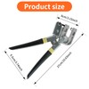 CCJZBCAU Stud Crimper Pliers 10inch Aluminum Alloy Keel Pliers Punch