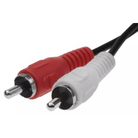 SF Cable 3.5mm Stereo Female to 2 RCA Male Y-Cable, 6-inches