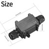 IP68 Waterproof Junction Box, 2 Way Cable Connector, External Junction