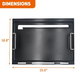 STCNADCR Grill Flat Top Griddle Inserts Replacement Parts for Genesis 300 Series Genesis II E-310 E-315 E-330 E-335 S-310 S-335 LX S/E-340 Genesis 2022 Series 6788 Replace Full Size