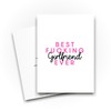 Greetings Cards for Partner - Best F*cking Girlfriend Ever -