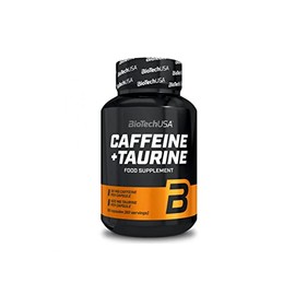 BioTechUSA Caffeine + Taurine | Each Capsule Contains 80 mg of Caffeine and 600 mg of Taurine | GMO-Free | Gluten-Free, 60 Capsules