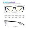 ANYLUV Blue Light Glasses Men/Women, Al-Mg Working Blue Light Blocking