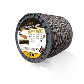 A ANLEOLIFE 3-Pound ZT3 Pro Heavy Duty Diamond .095-Inch-by-1122-ft Twisted Trimmer Line Spool,3-Component Tri-Extrusion 2.4-mm-by-342-meter Weed Eater String