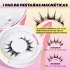 Kit De Pestañas Postizas Magnéticas Con Clip 1 Pares